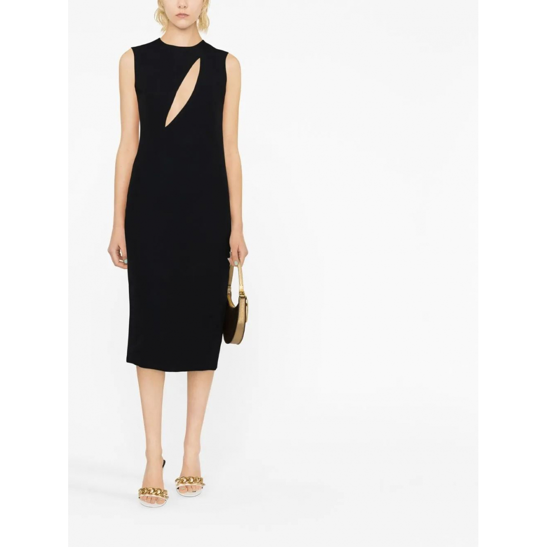 Robe Midi 'Cut-Out Sleeveless' pour Femmes