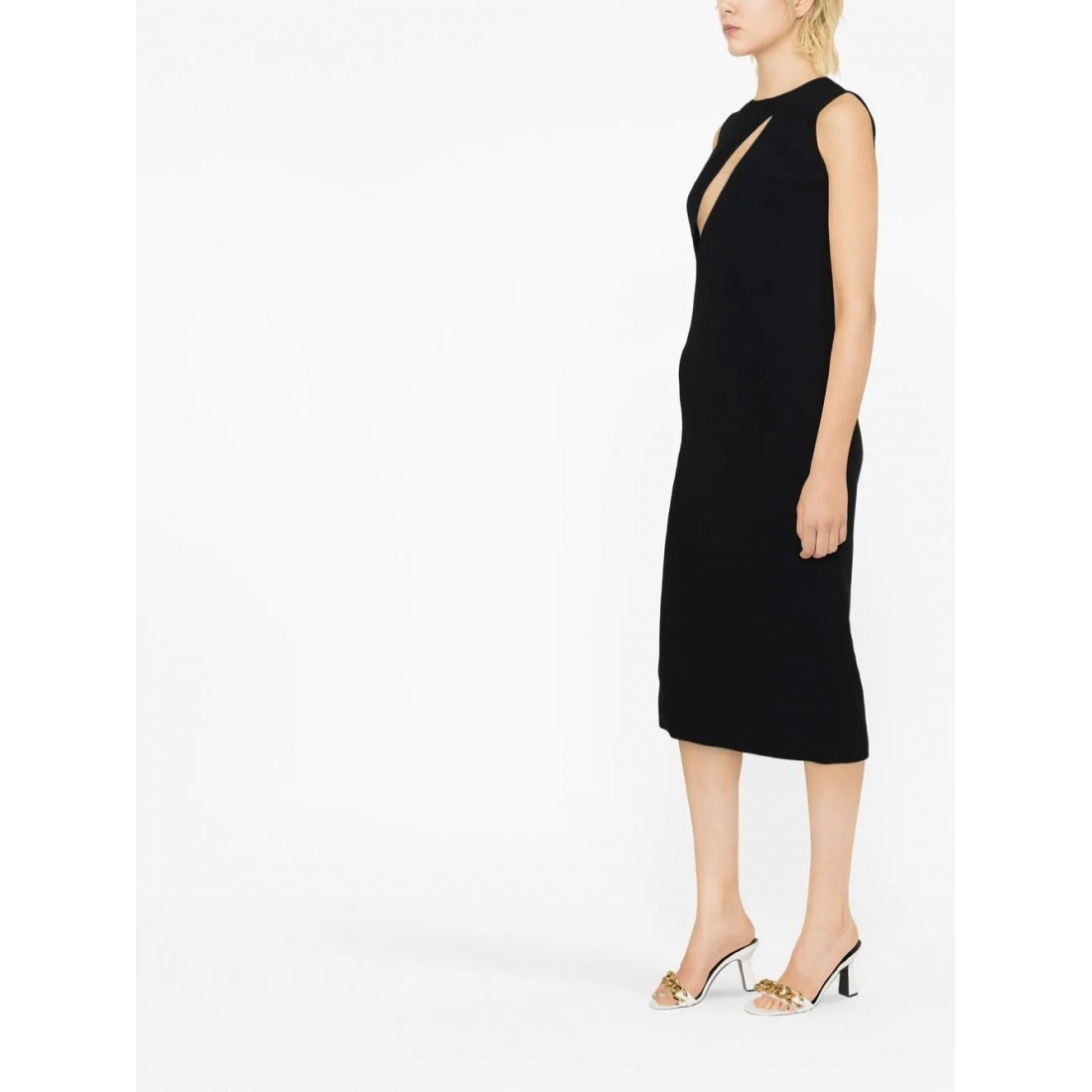 Robe Midi 'Cut-Out Sleeveless' pour Femmes