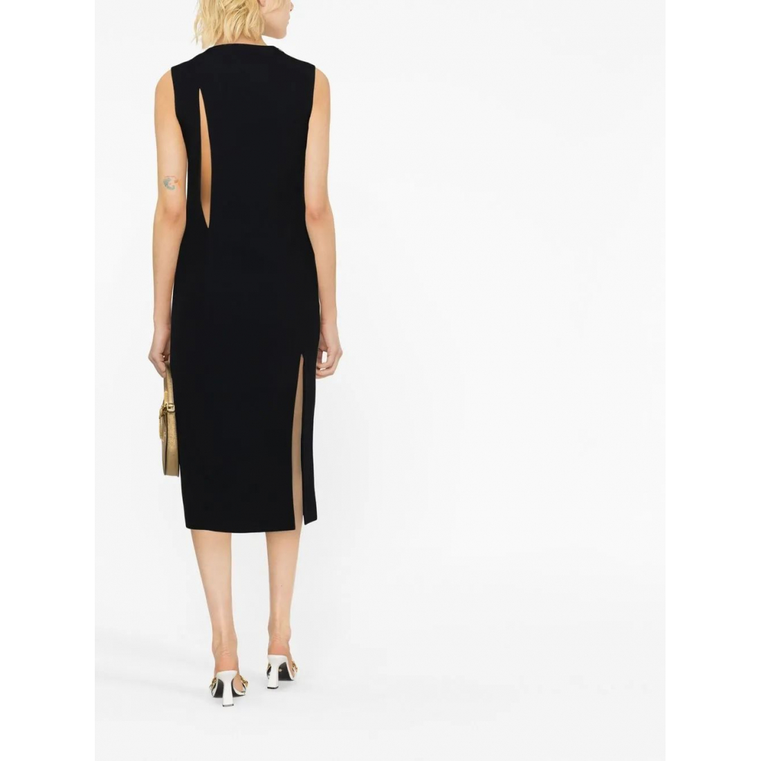Robe Midi 'Cut-Out Sleeveless' pour Femmes