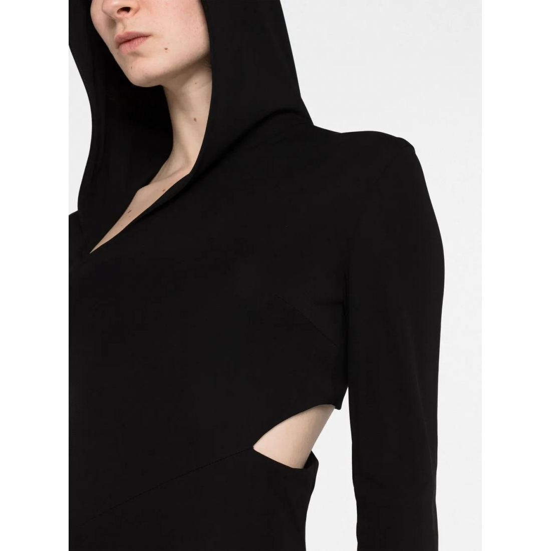 Robe maxi 'Cut-Out Hooded' pour Femmes