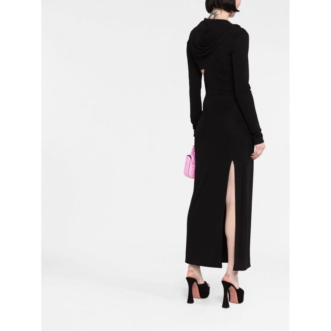Robe maxi 'Cut-Out Hooded' pour Femmes