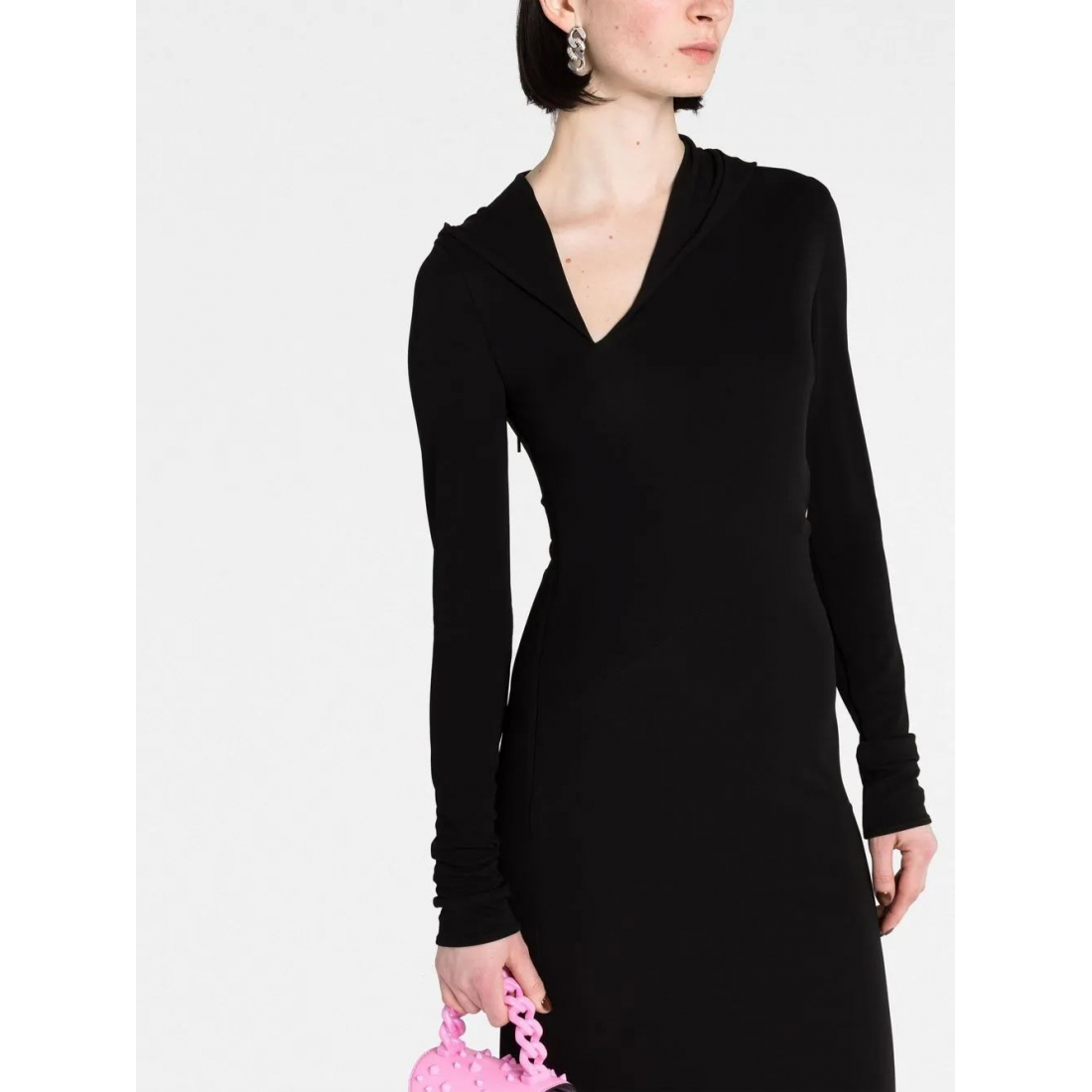 Robe maxi 'Cut-Out Hooded' pour Femmes