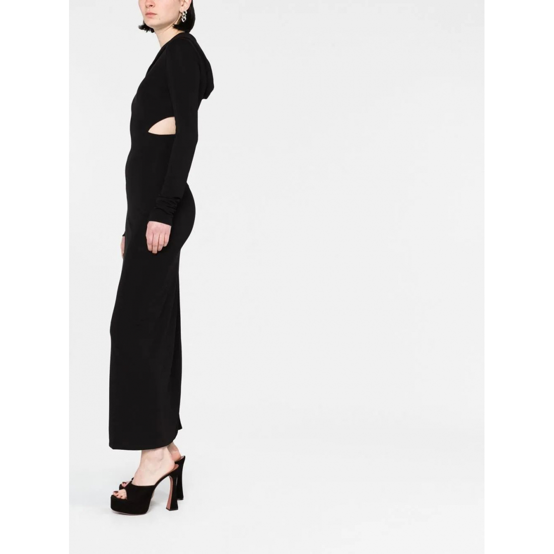 Robe maxi 'Cut-Out Hooded' pour Femmes