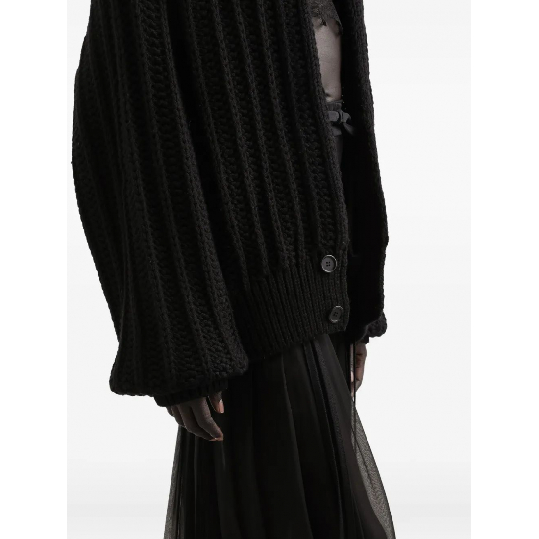 Jupe Midi 'Pleated Zip-Detailed' pour Femmes