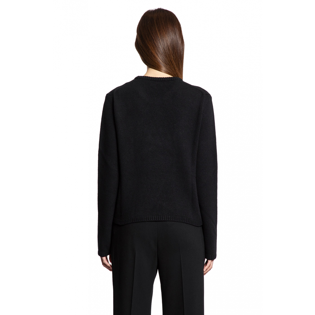 Women's 'Chenille Logo' Cashmere Sweater