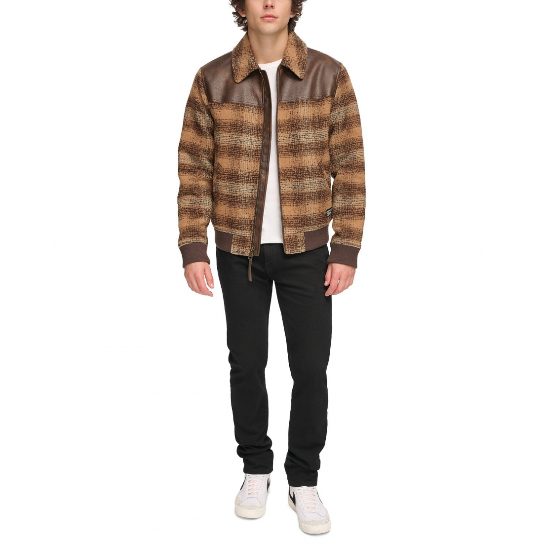Blouson bomber 'Plaid' pour Hommes