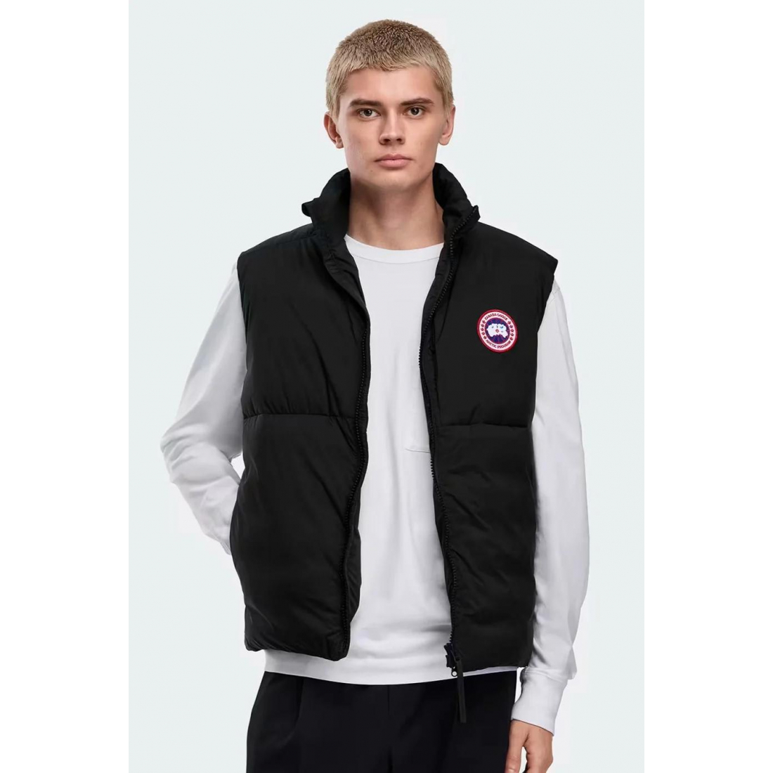 Gilet 'Lodge Logo-Patch Quilted' pour Hommes