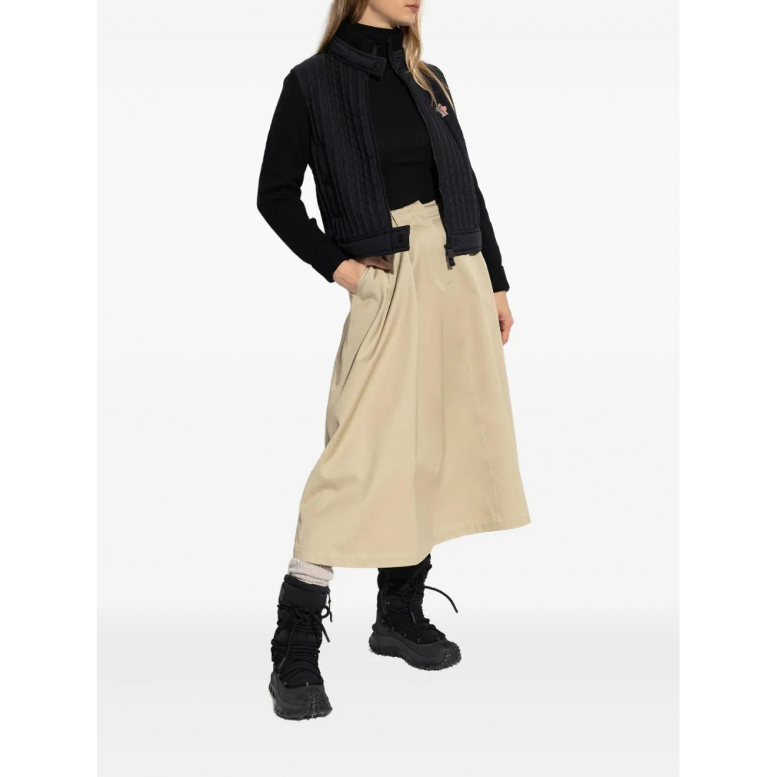 Women's 'Quilted Panelled' Cardigan