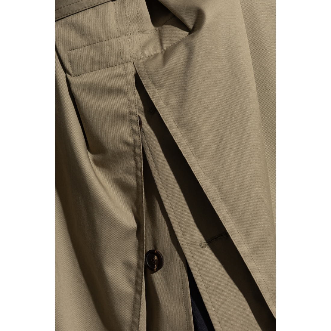 'Draped Neck' Trenchcoat für Damen