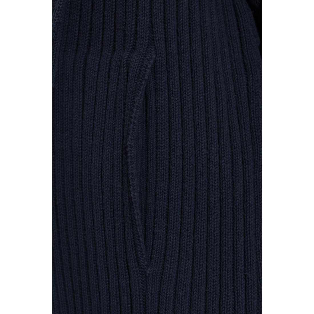 'Ribbed Shawl-Collar' Strickjacke für Damen