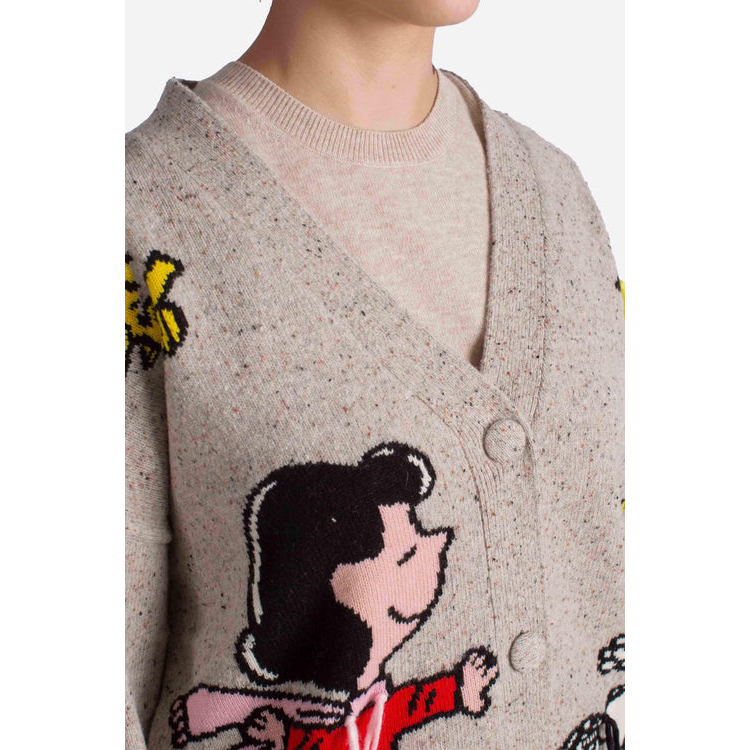 Cardigan 'Snoopy & Lucy' pour Femmes