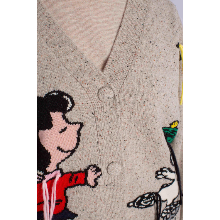 Cardigan 'Snoopy & Lucy' pour Femmes