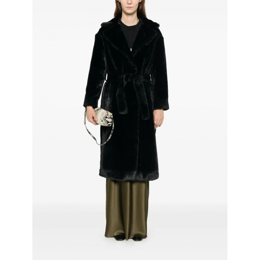 Manteau 'Single-Breasted Belted' pour Femmes