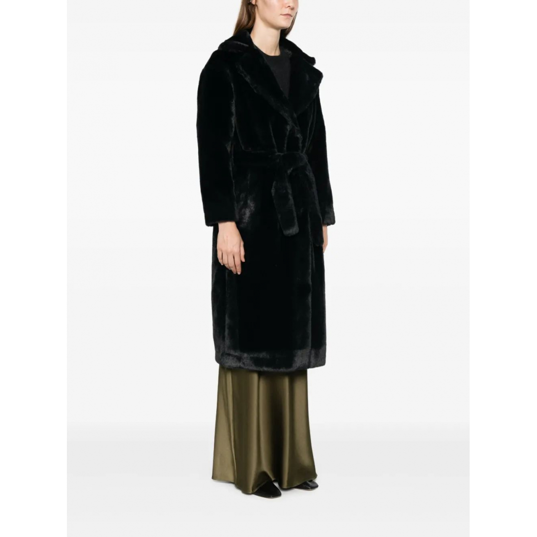 Manteau 'Single-Breasted Belted' pour Femmes