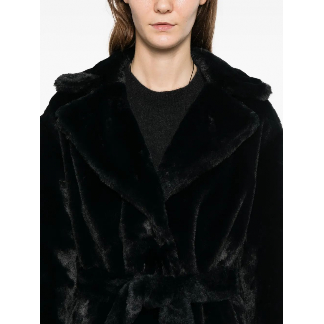 Manteau 'Single-Breasted Belted' pour Femmes