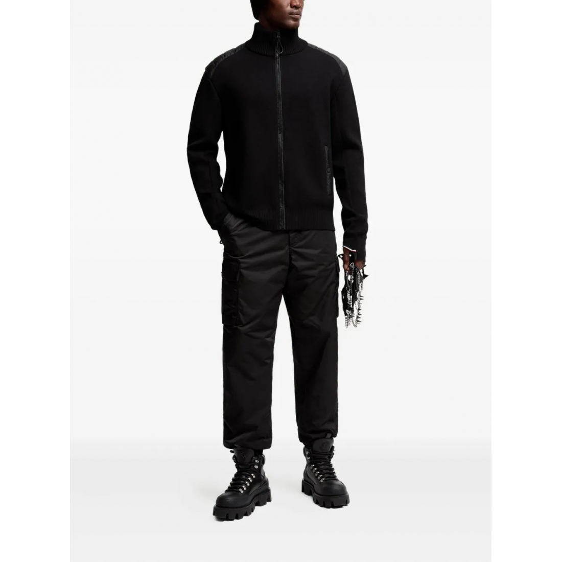 Cardigan 'Zip Shoulder-Panel' pour Hommes