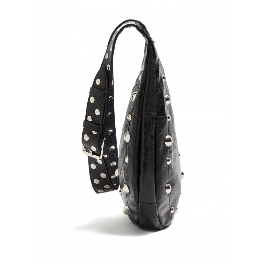 Women's 'Small Hoboho Chevron-Quilted Studded' Shoulder Bag