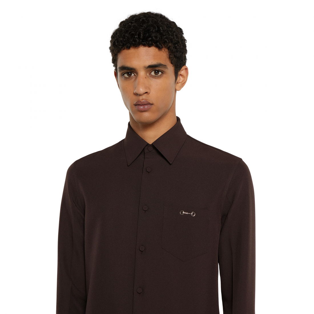 'Twill Horsebit' Hemd für Herren