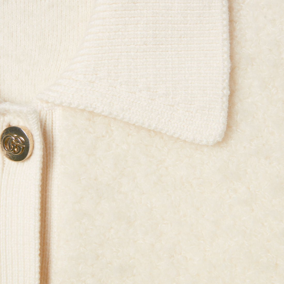 Women's 'Bouclé Polo' Cardigan