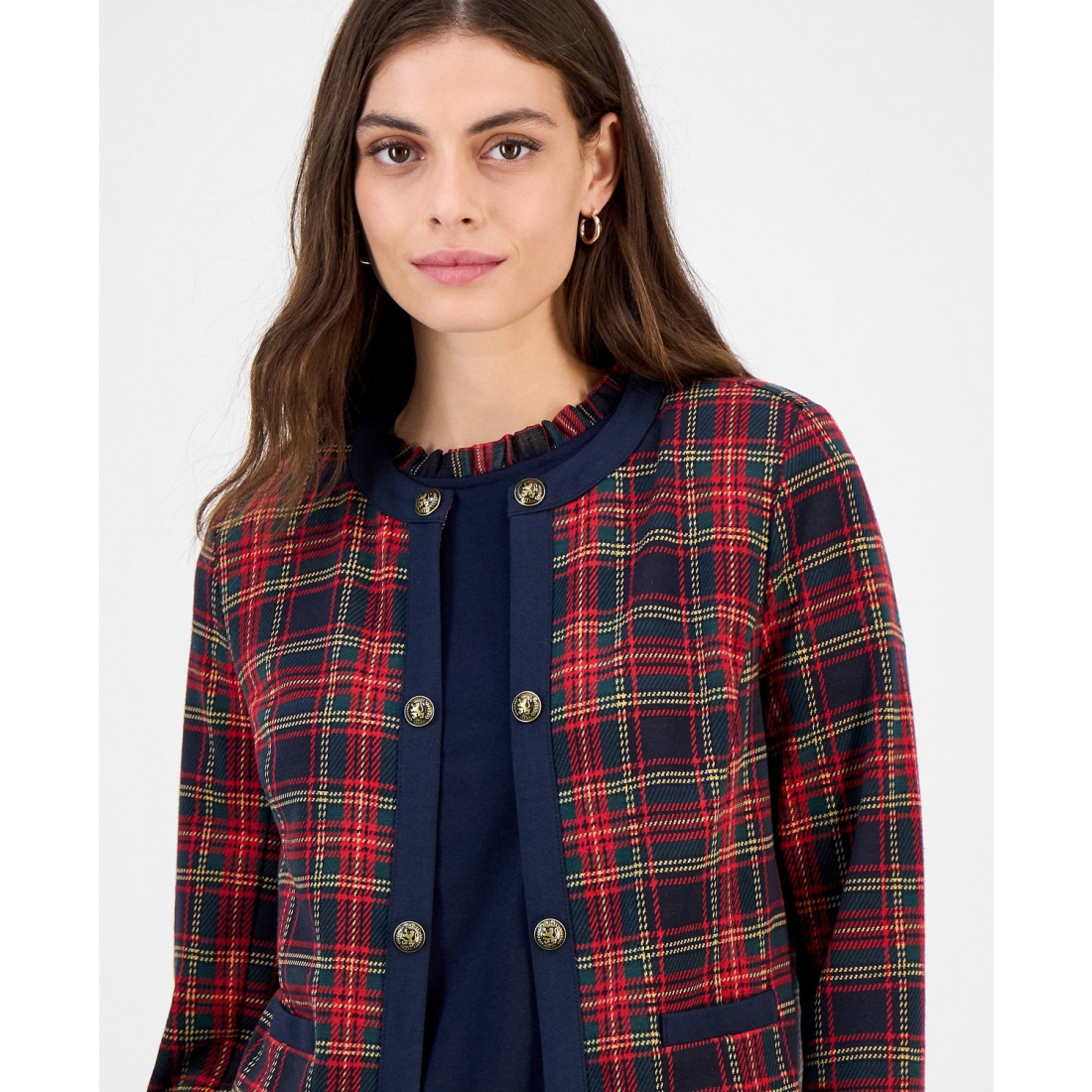 Veste 'Plaid' pour Femmes