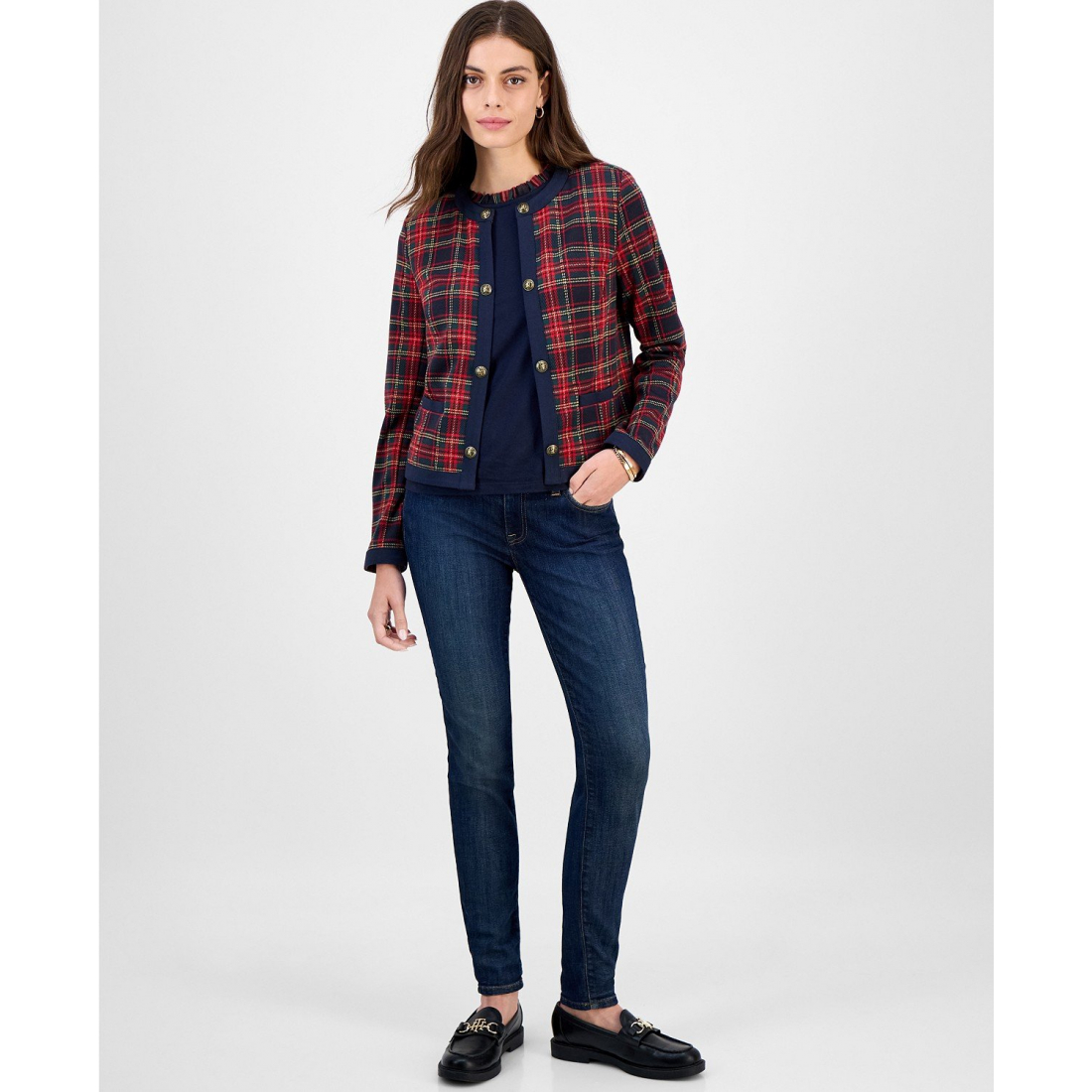 Veste 'Plaid' pour Femmes