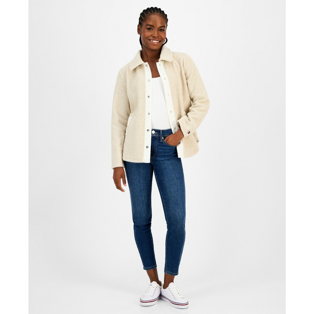 Veste 'Snap-Front' pour Femmes