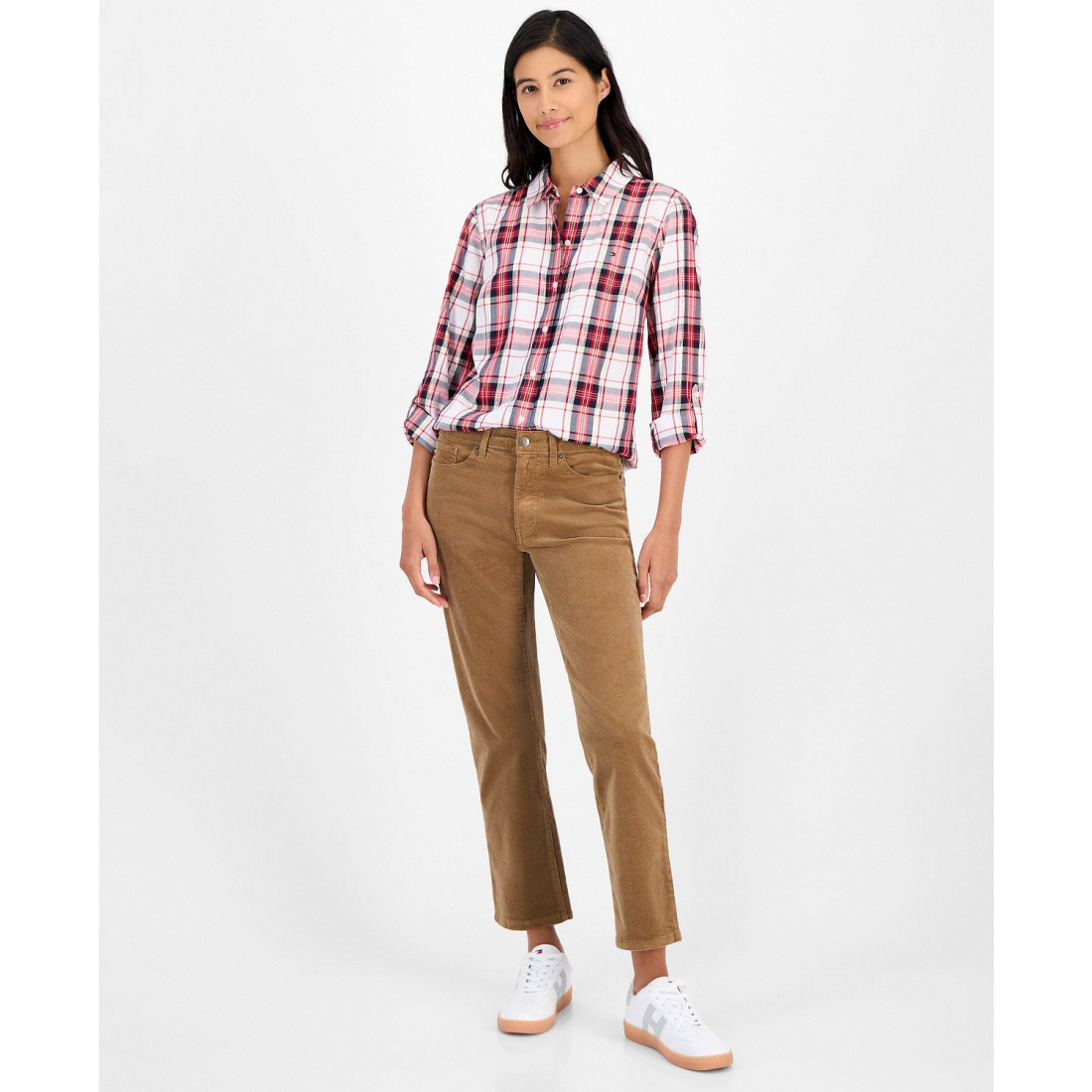 Chemise 'Tartan Utility' pour Femmes