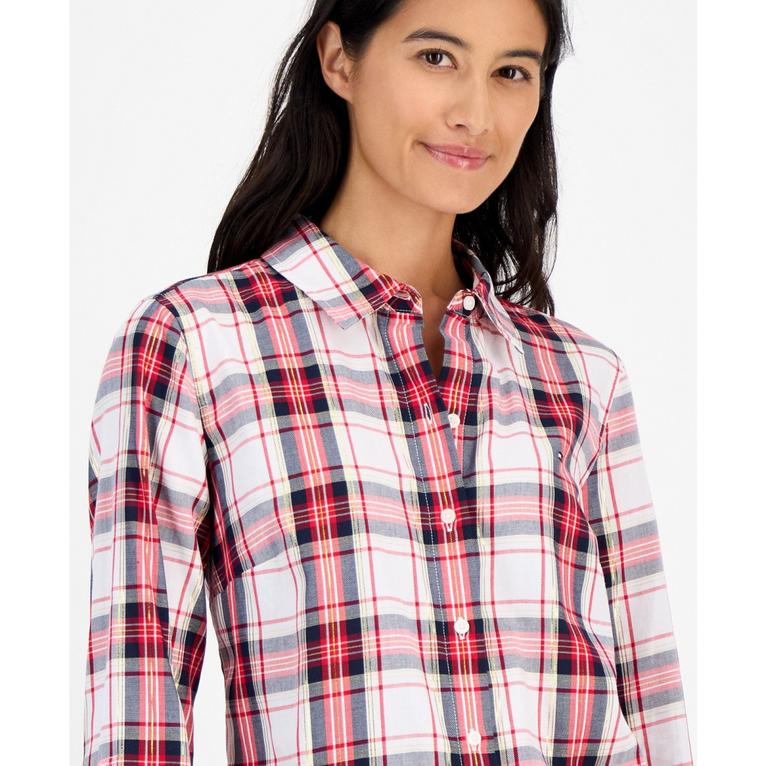 Chemise 'Tartan Utility' pour Femmes