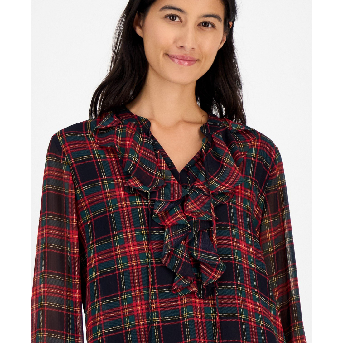 Blouse 'Plaid' pour Femmes