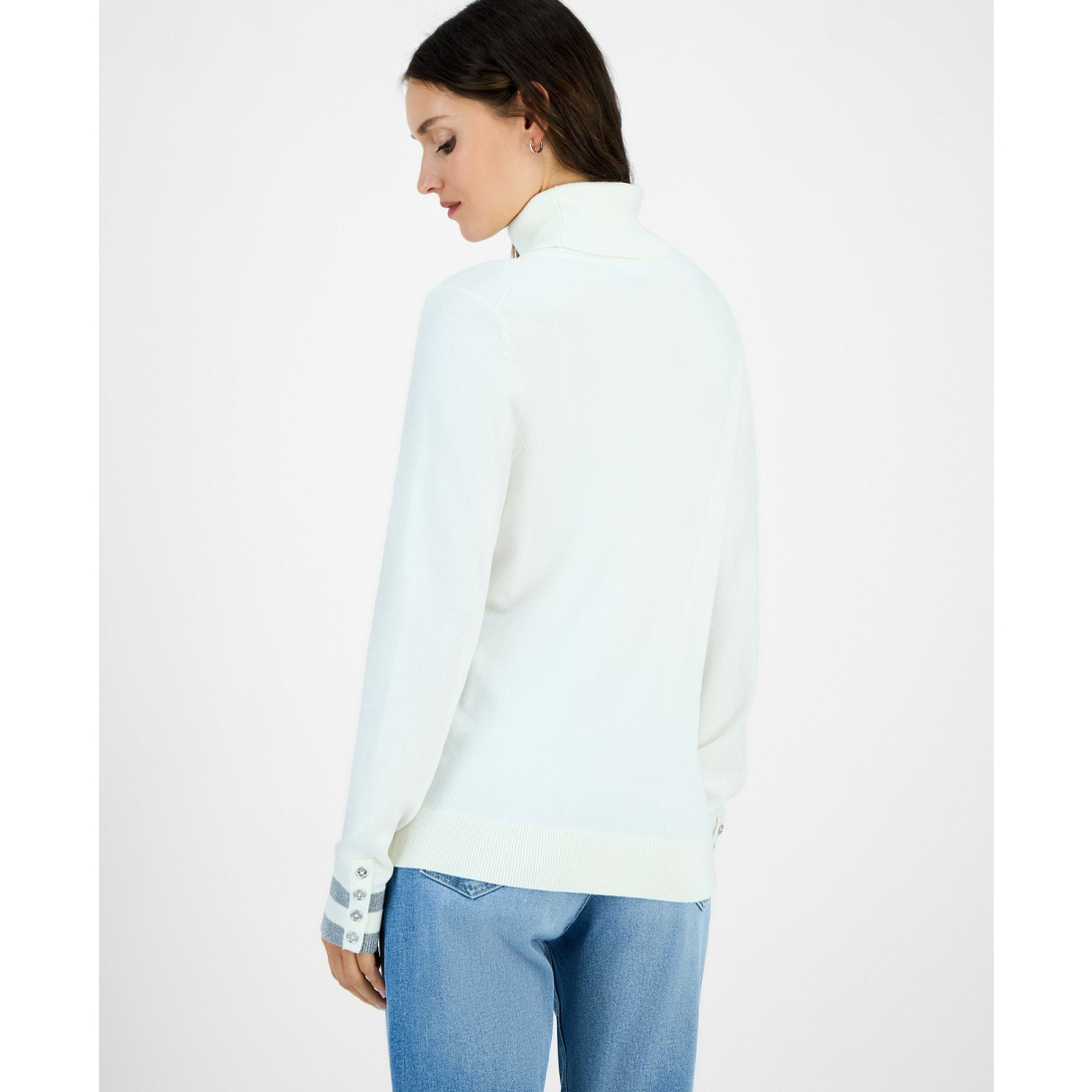 Women's 'Snowflake' Turtleneck Sweater