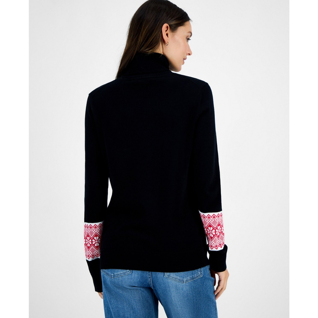Pull à col roulé 'Fair Isle' pour Femmes