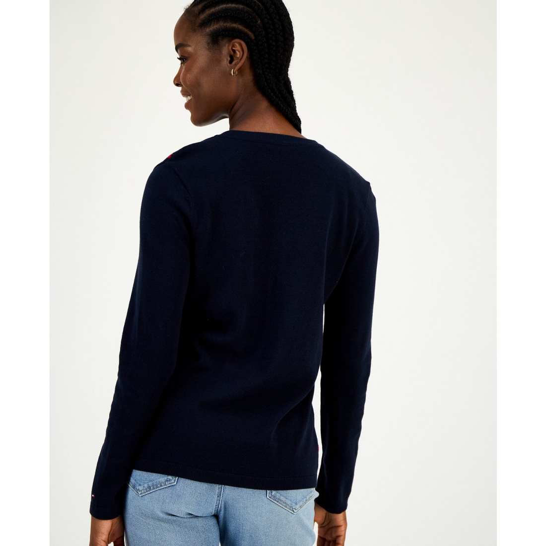 Pull 'Heart V-Neck' pour Femmes