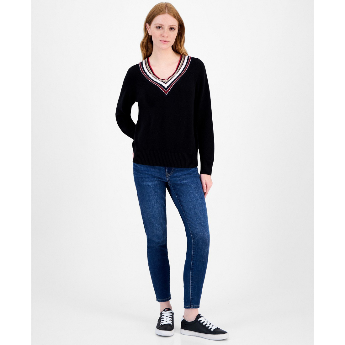 Pull 'V Neck' pour Femmes
