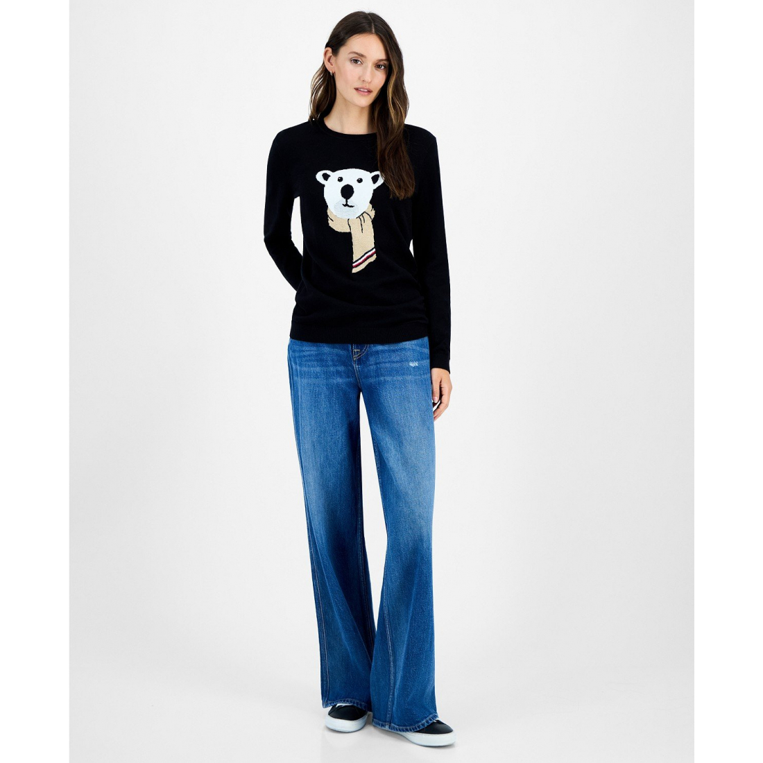 Pull 'Scarf Bear Crewneck' pour Femmes