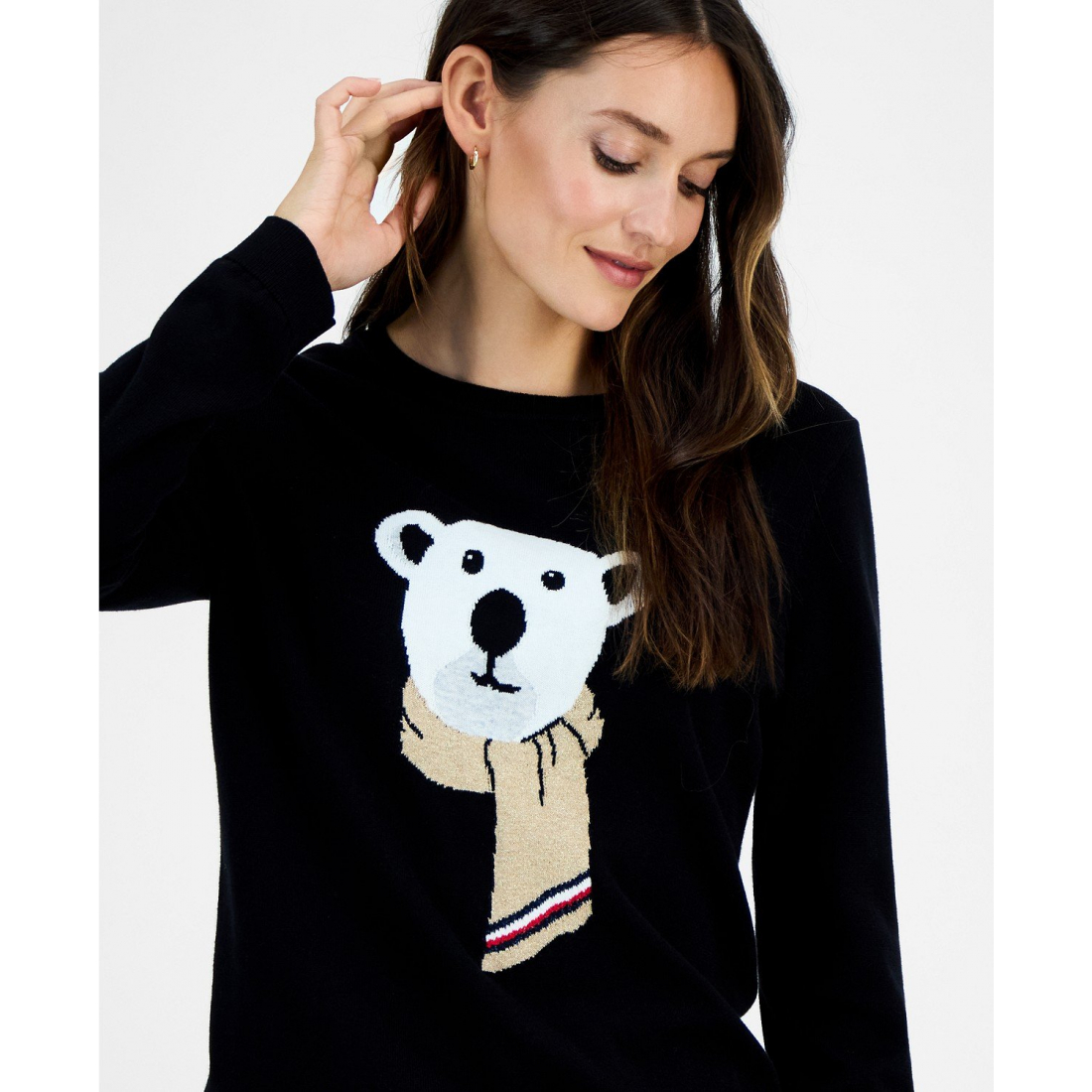 Pull 'Scarf Bear Crewneck' pour Femmes