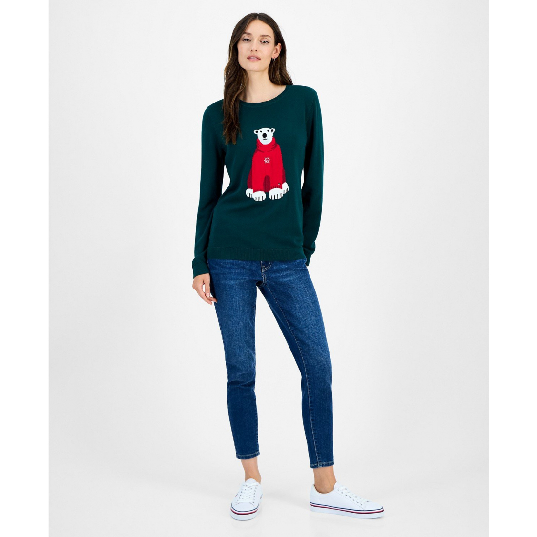 Pull 'Scarf Bear Crewneck' pour Femmes