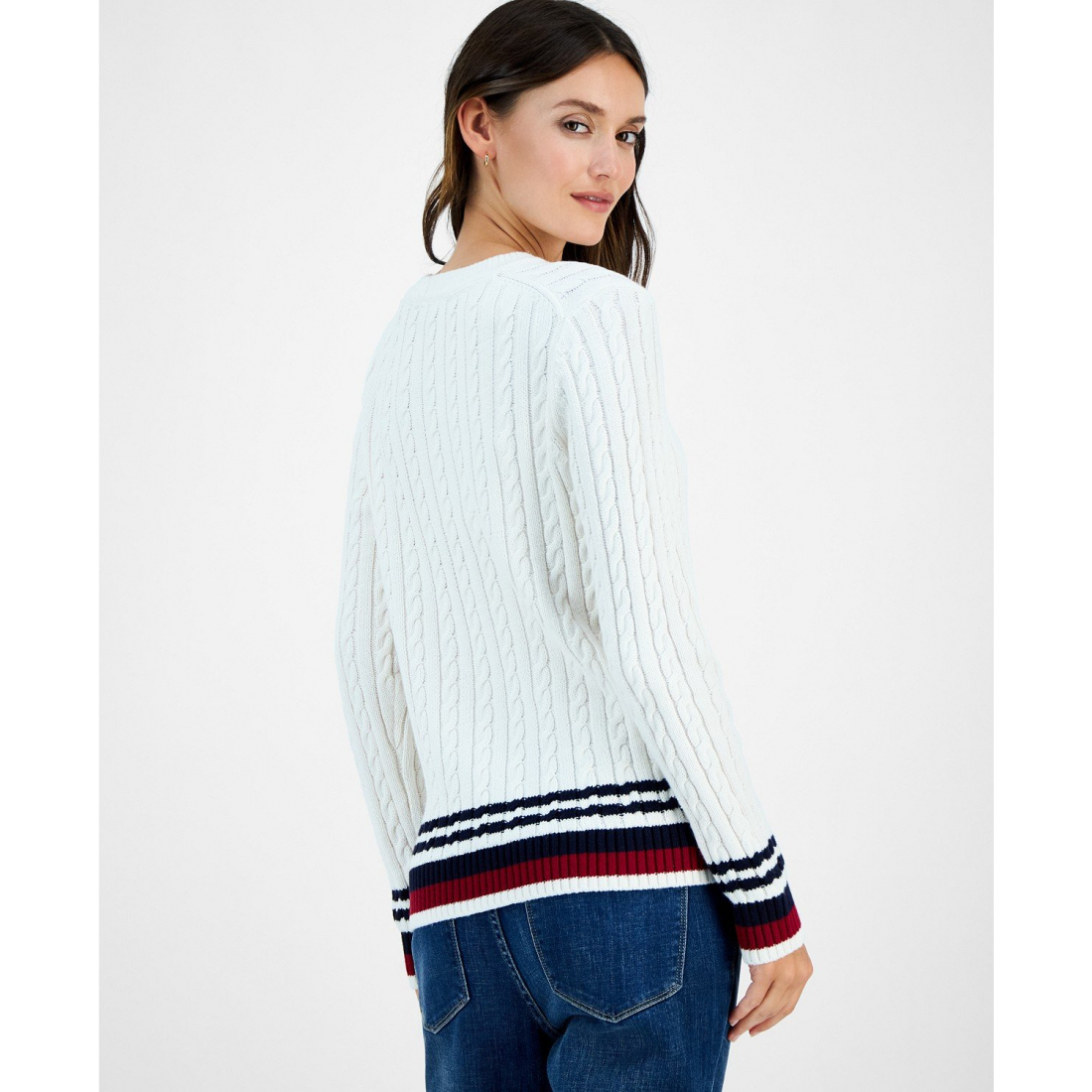 Pull 'Cable Knit' pour Femmes