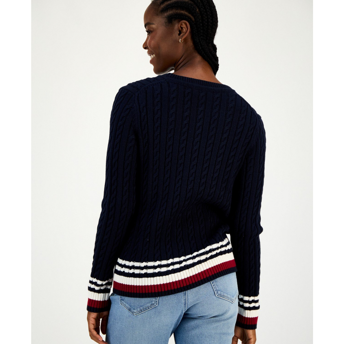 Pull 'Cable Knit' pour Femmes
