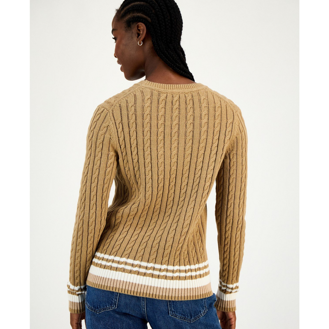 Pull 'Cable Knit' pour Femmes