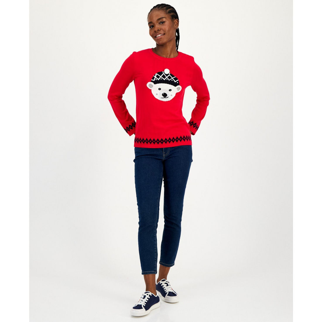 Pull 'Beanie Bear Crewneck' pour Femmes