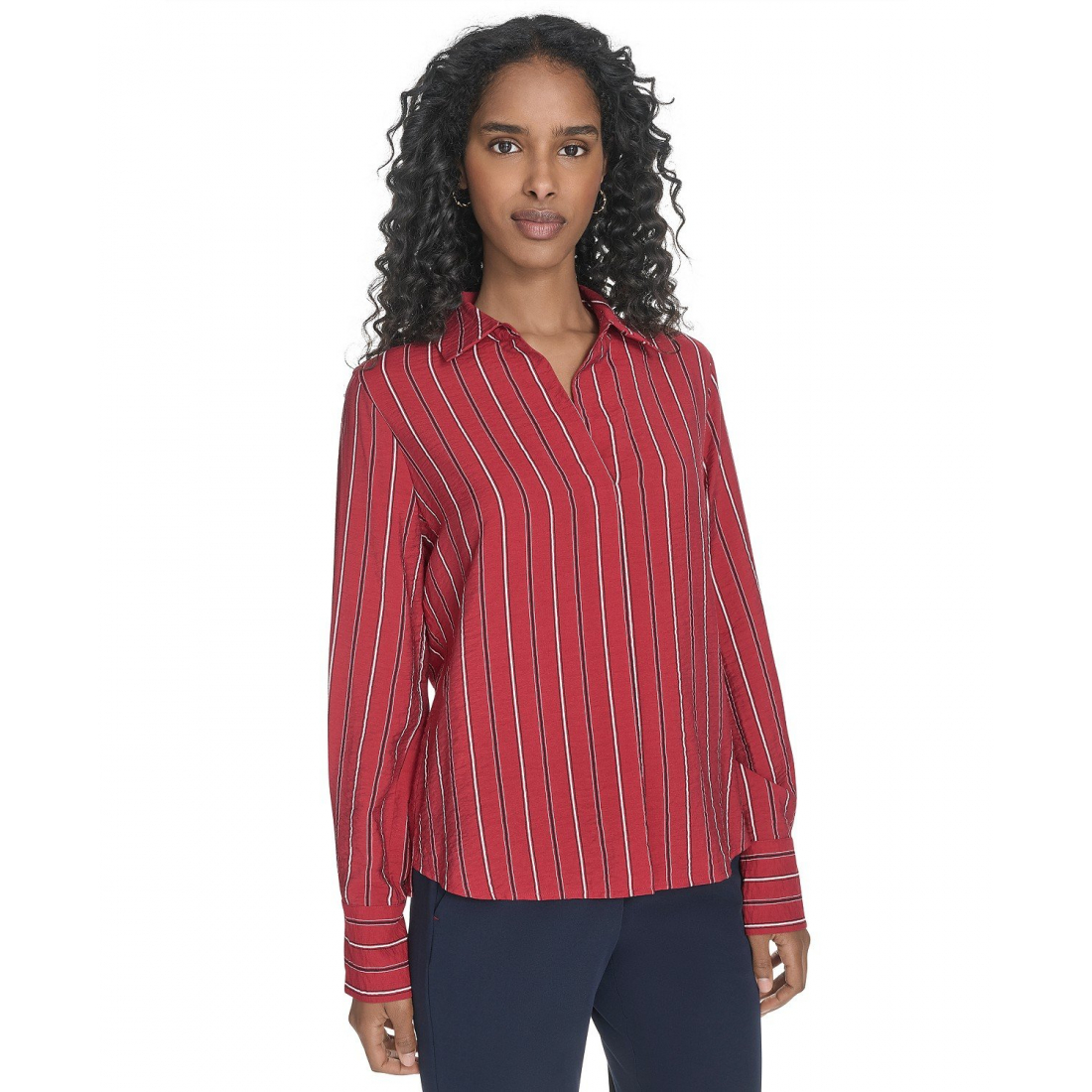 Top à manches longues 'Striped' pour Femmes