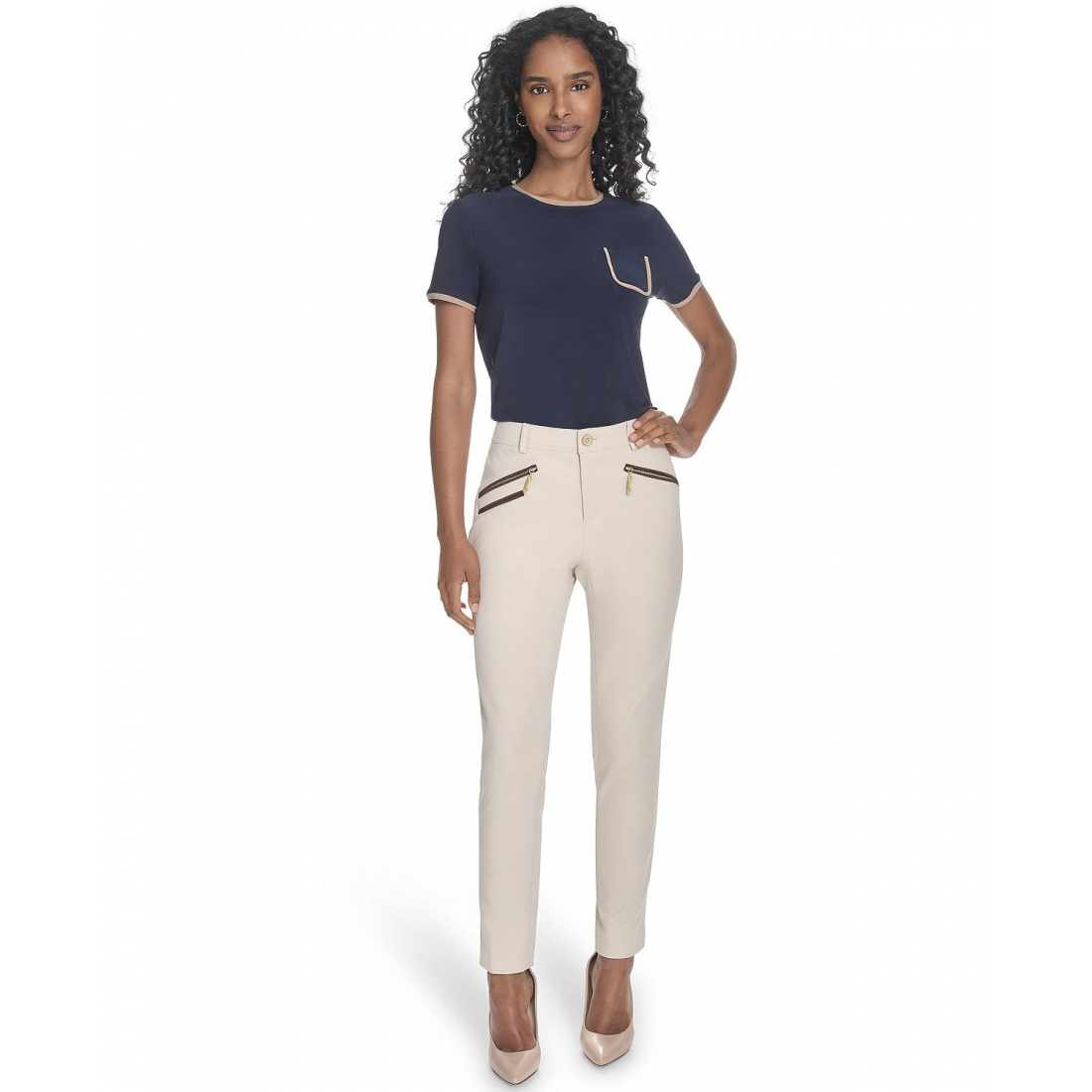 Women's 'Slim Mid-Rise' Trousers