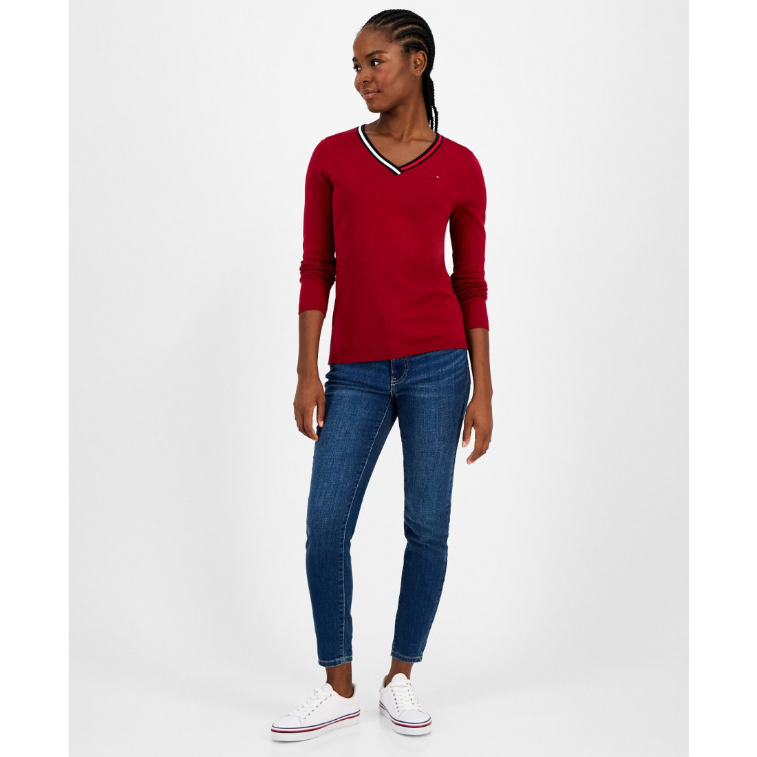 Pull 'V-Neck' pour Femmes