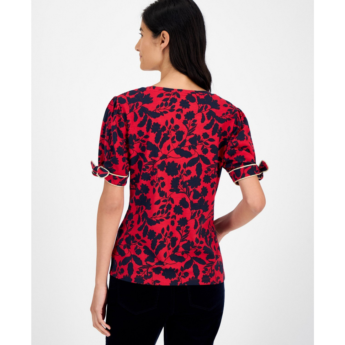 T-shirt 'Tie-Sleeve' pour Femmes