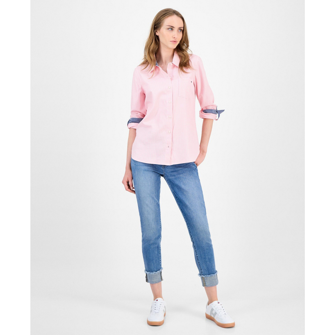 Chemise 'Coquette Check' pour Femmes