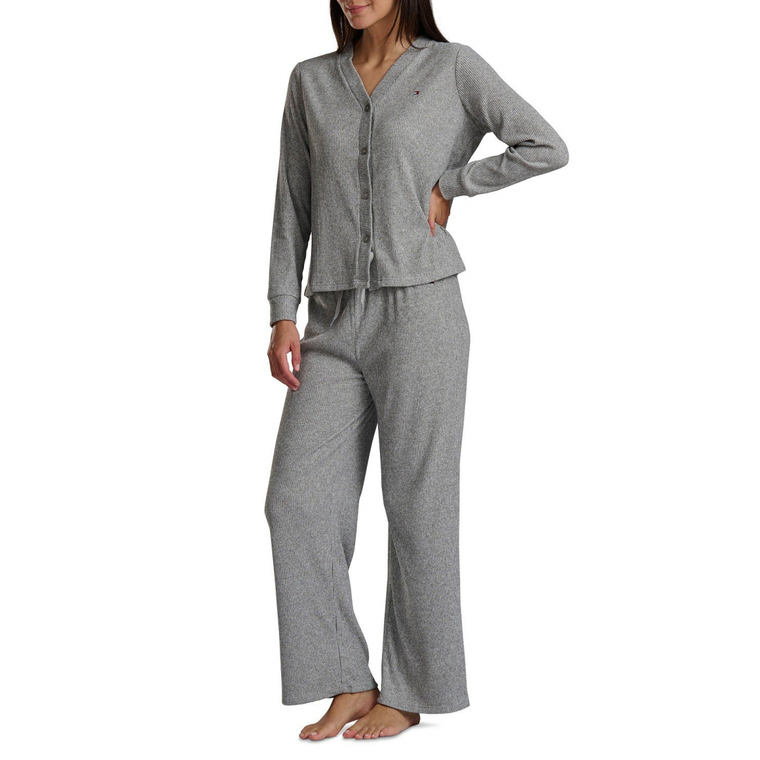 Pyjama Set 'Cardigan And Pants' pour Femmes