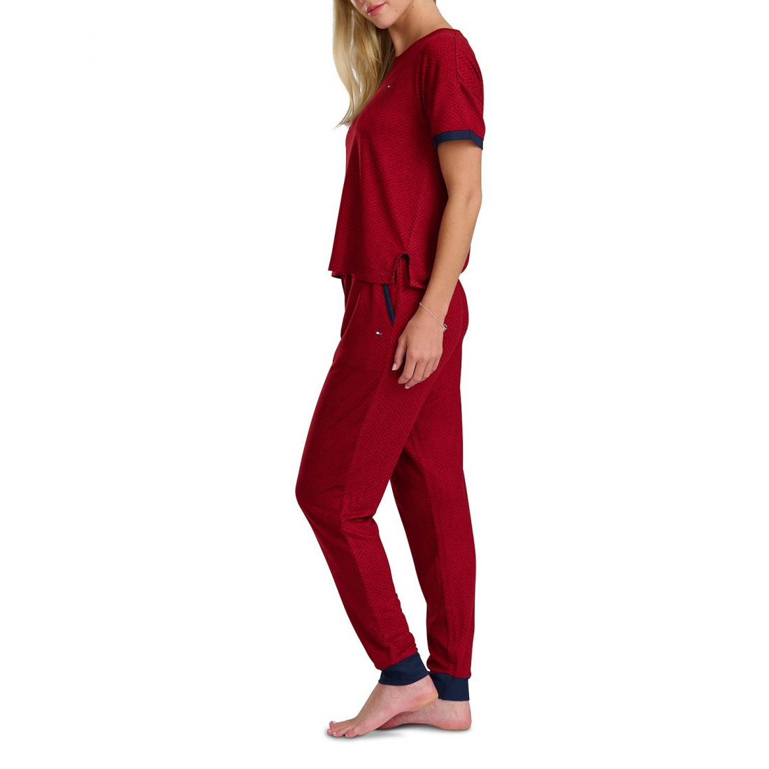 Pyjama Set 'T-Shirt And Jogger' pour Femmes