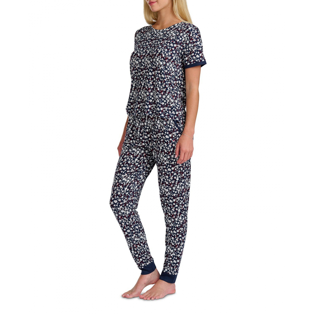 Pyjama Set 'T-Shirt And Jogger' pour Femmes