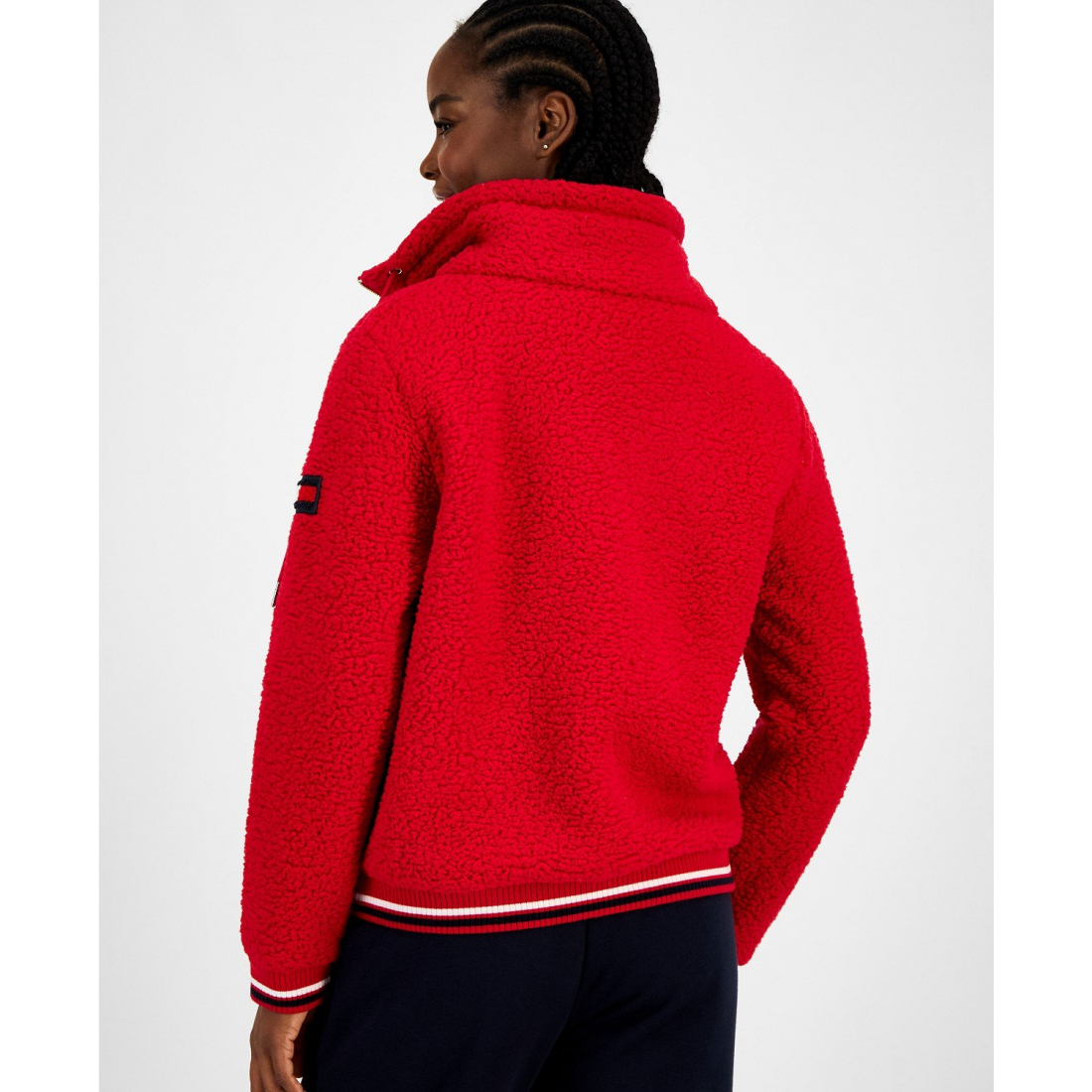 Blouson bomber 'Contrast-Rib' pour Femmes