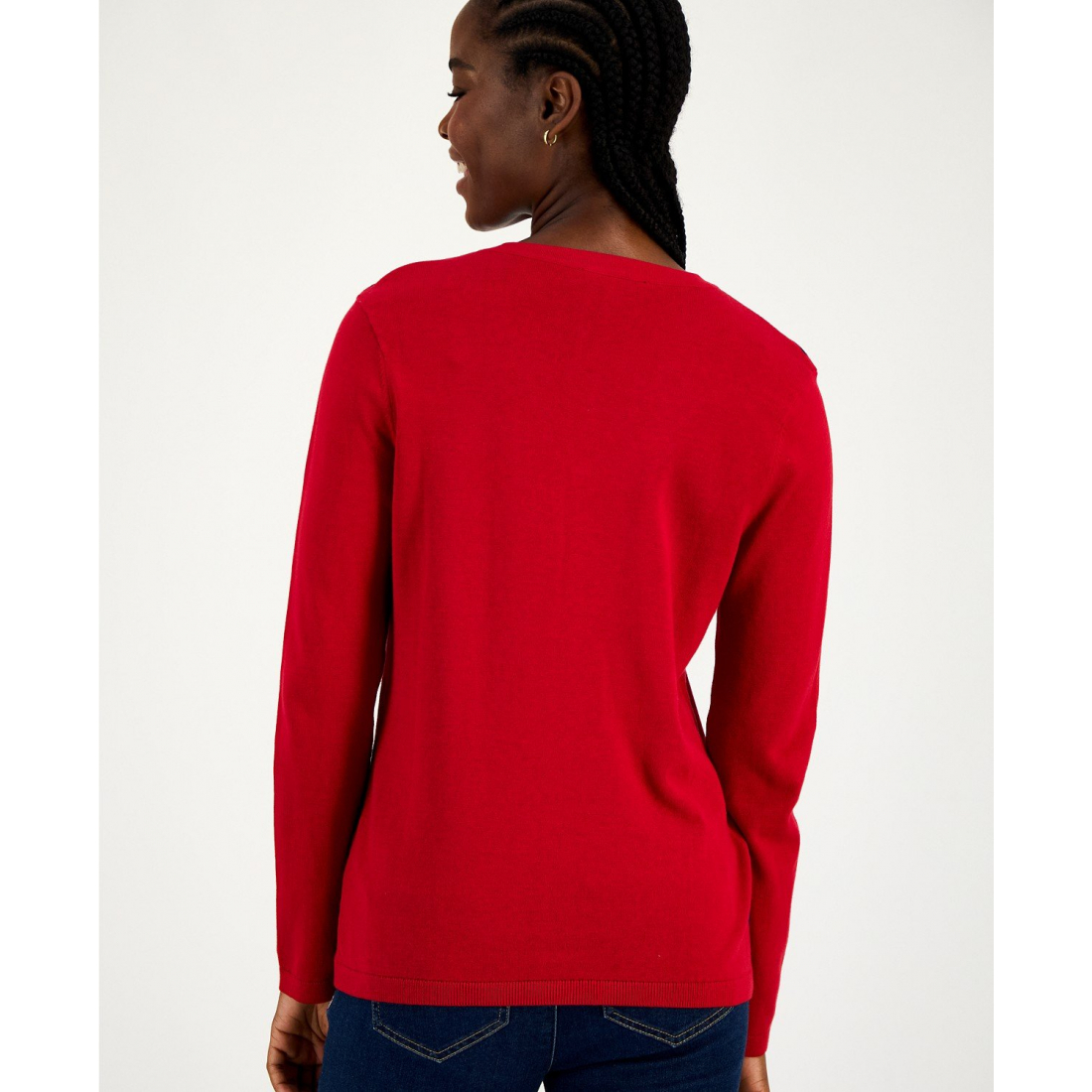 Pull 'Heart V-Neck' pour Femmes